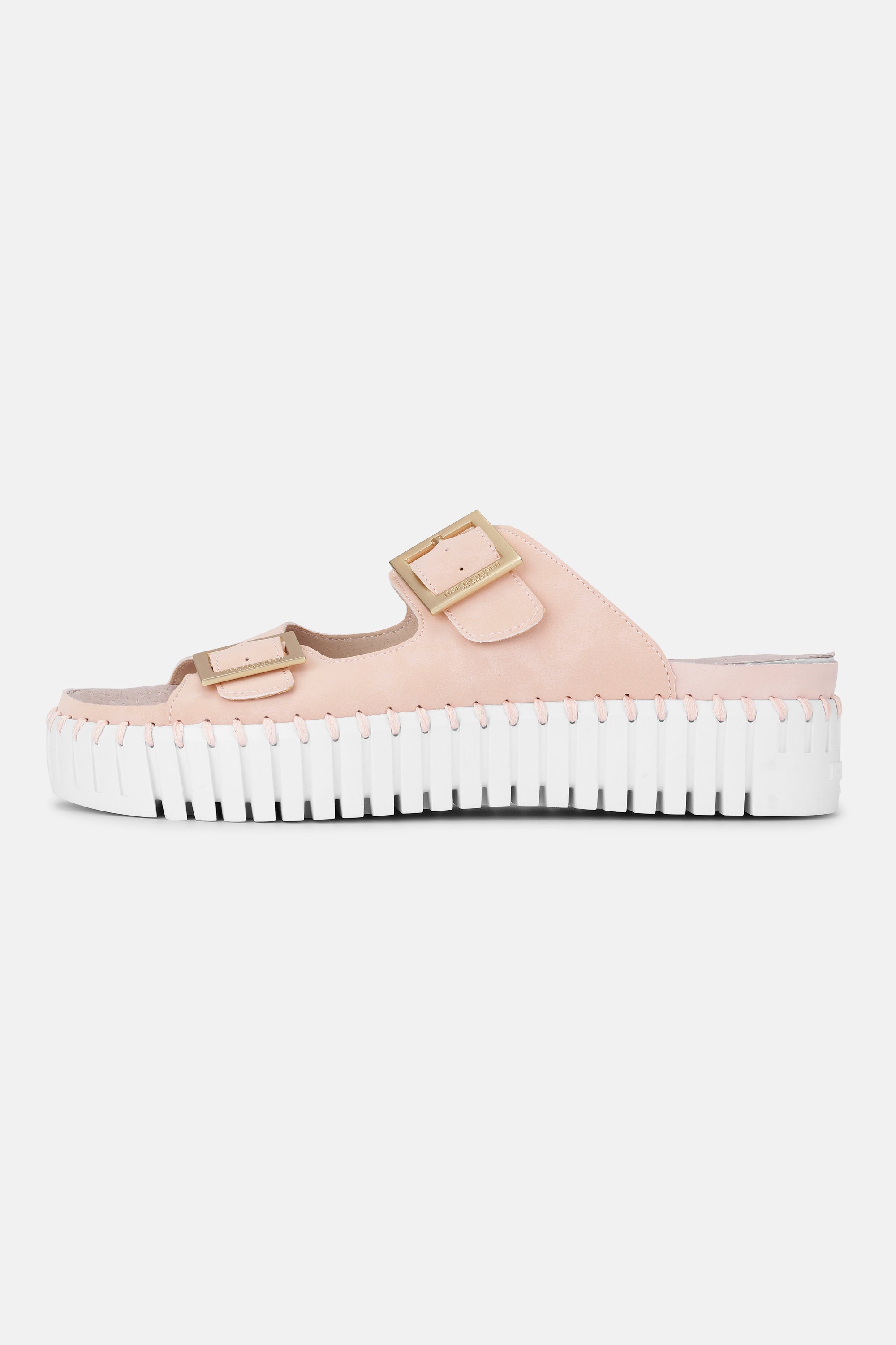 Platåsandaler Spenne - Adobe Rose White